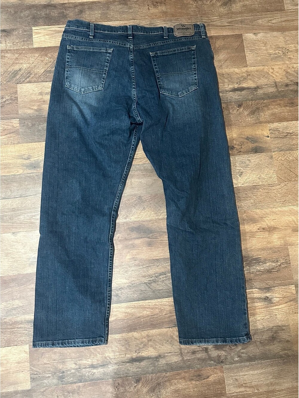 Wrangler mens dark wash bootcut blue jeans 38x30